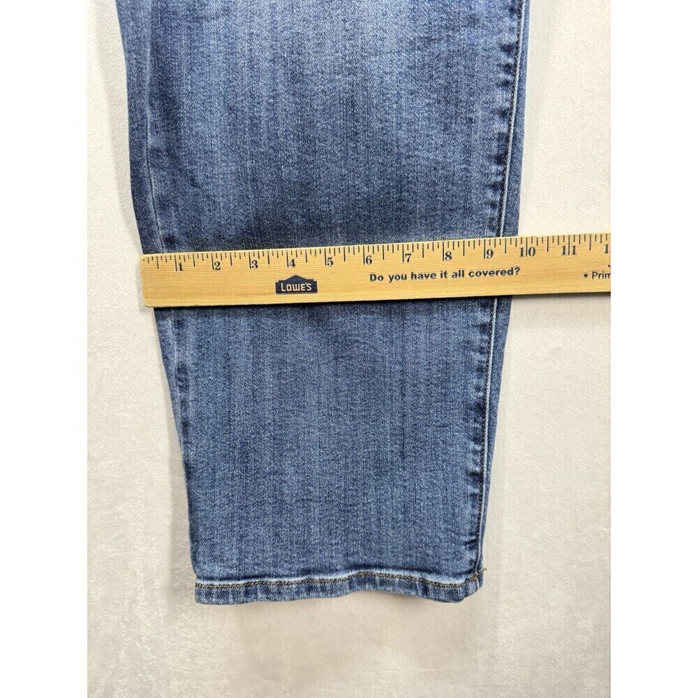 J Jill Denim Boyfriend Relaxed Fit Jeans Women's 24R Straight Leg Medium Wash - Picture 7 of 9